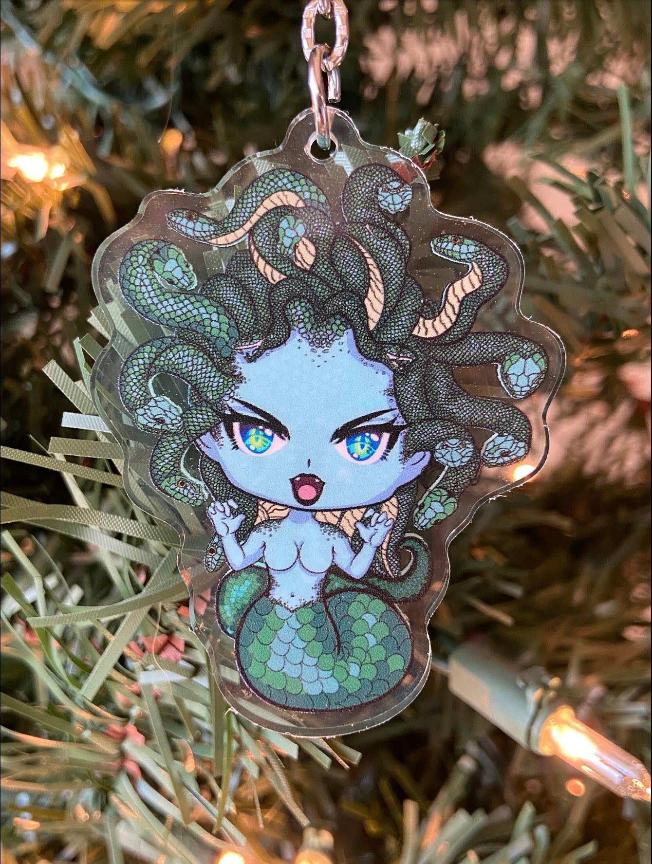 Medusa Keychain