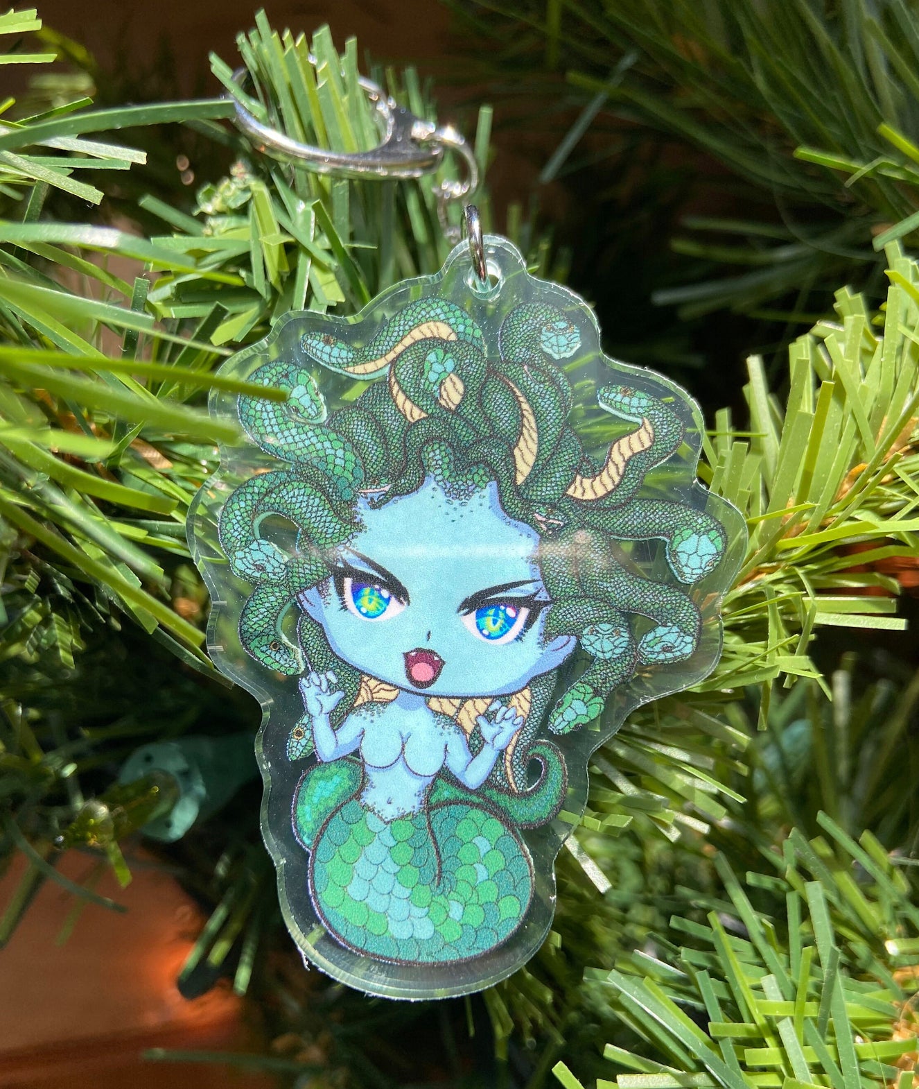 Medusa Keychain
