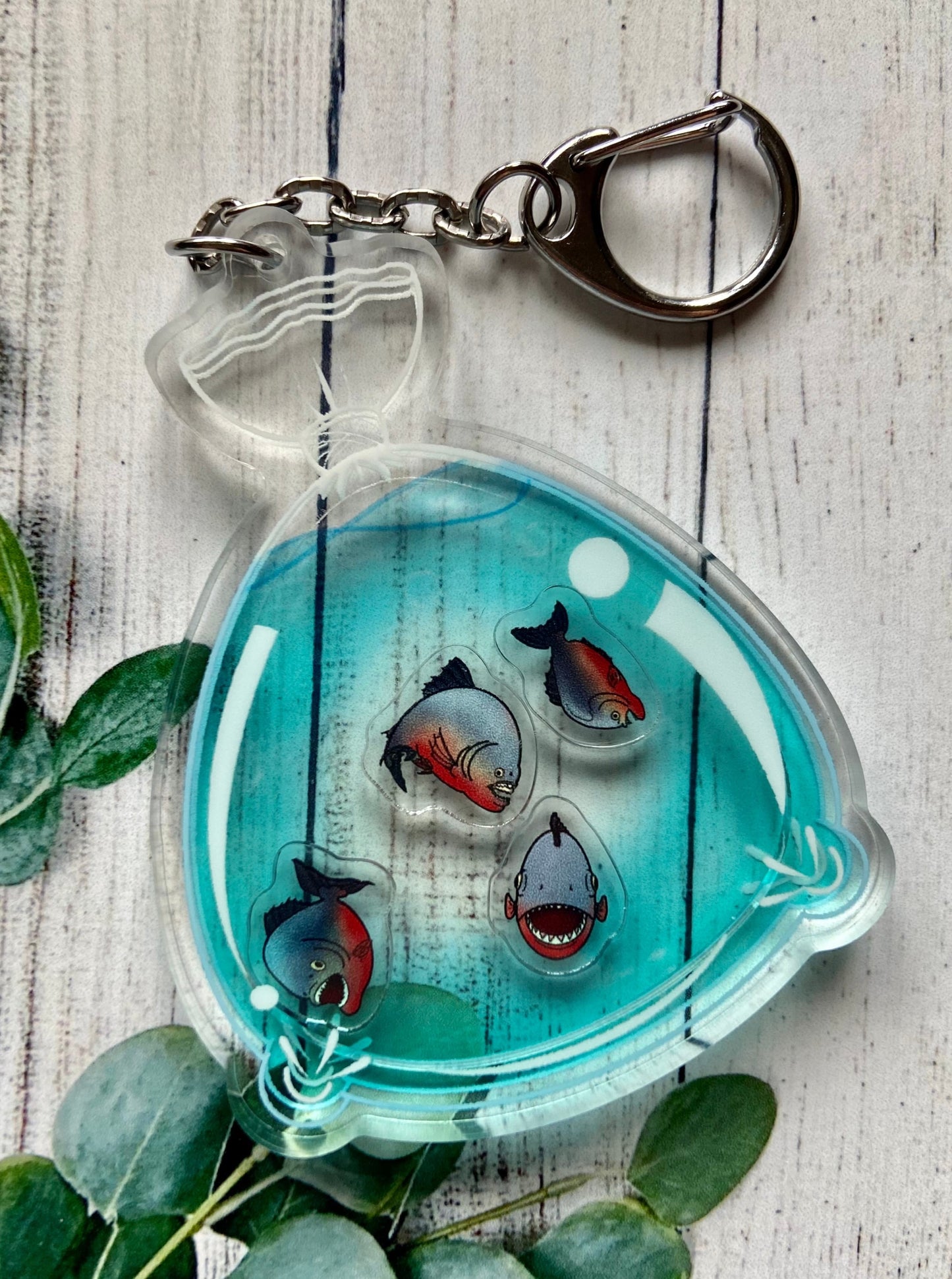 Piranha Shackerkeychains