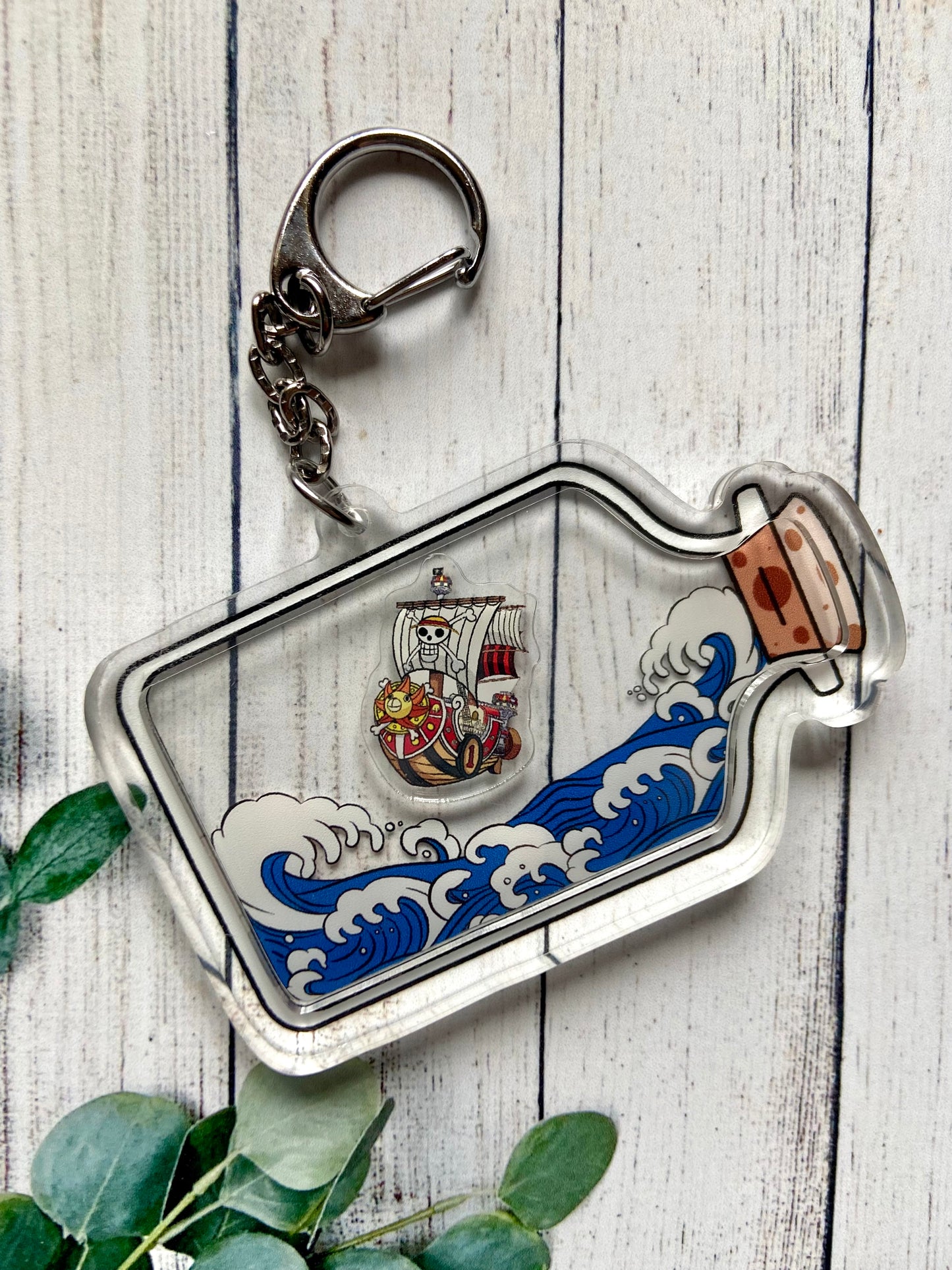 Ship in a bottle Shackerkeychains