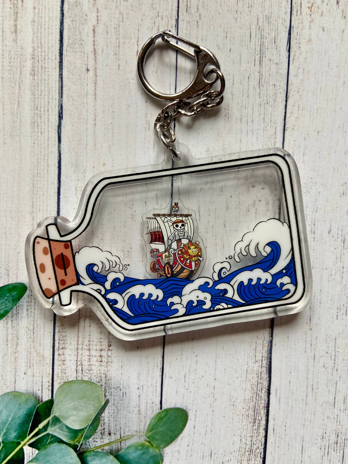 Ship in a bottle Shackerkeychains