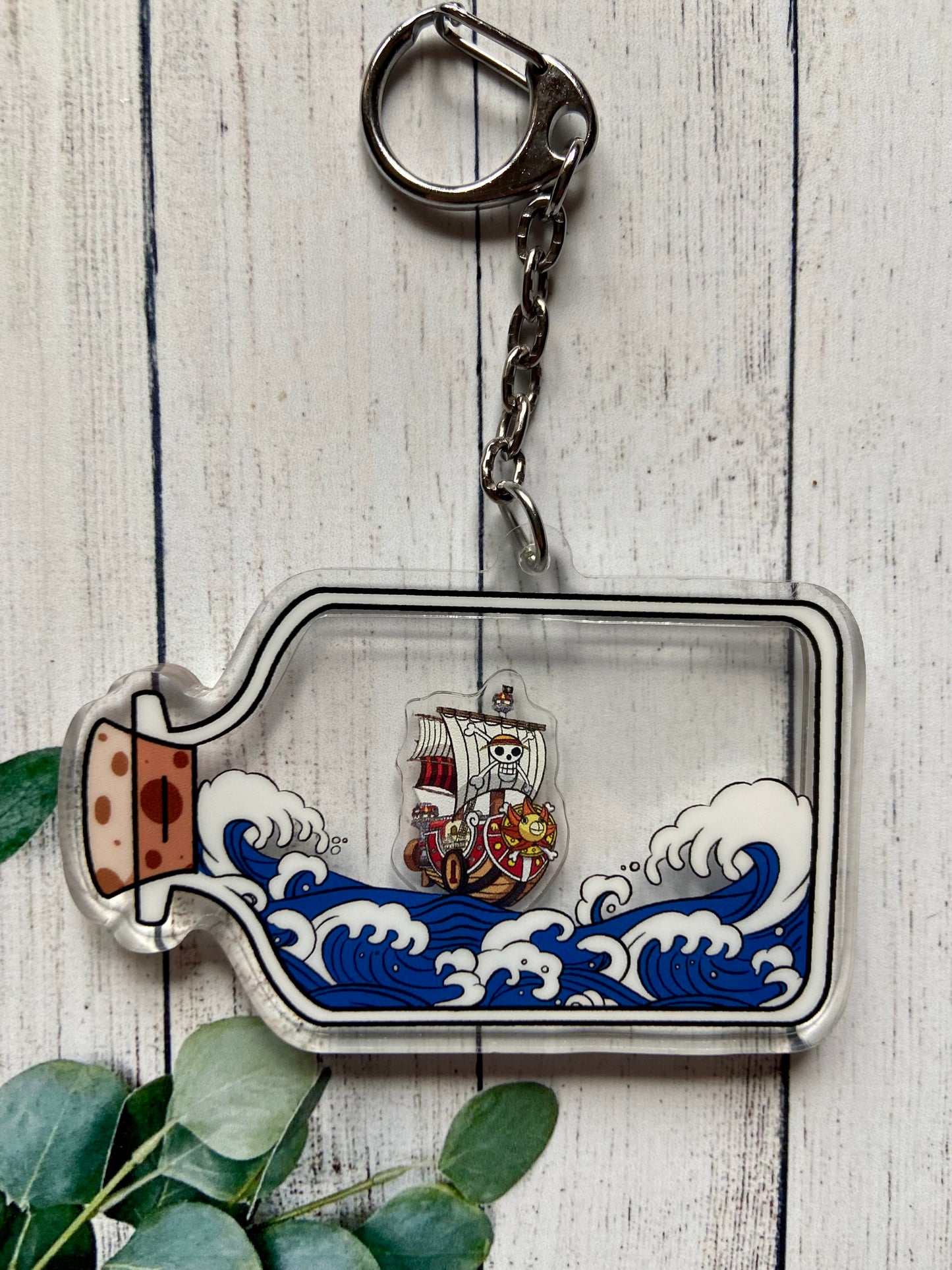 Ship in a bottle Shackerkeychains