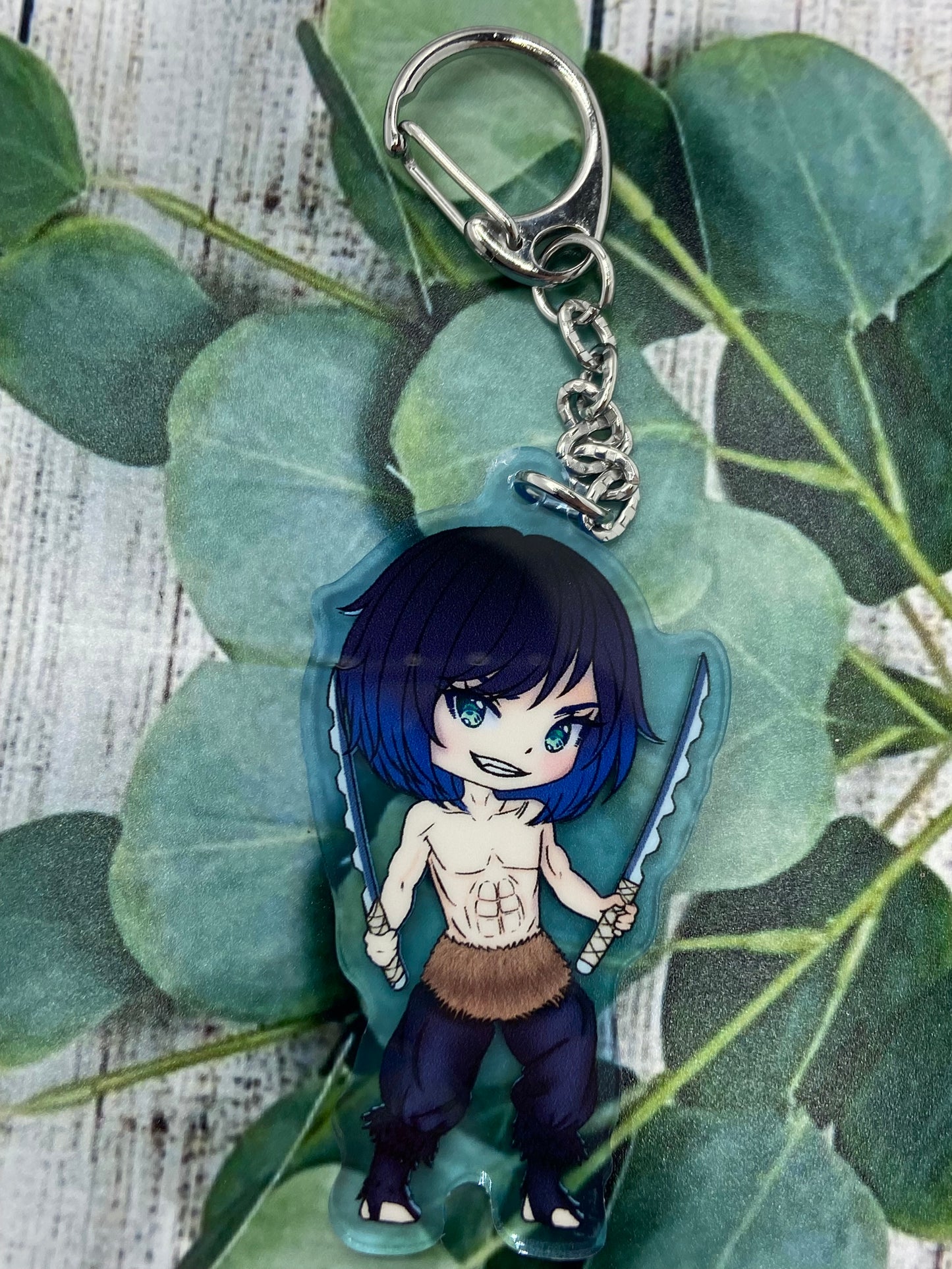 boar boy keychain