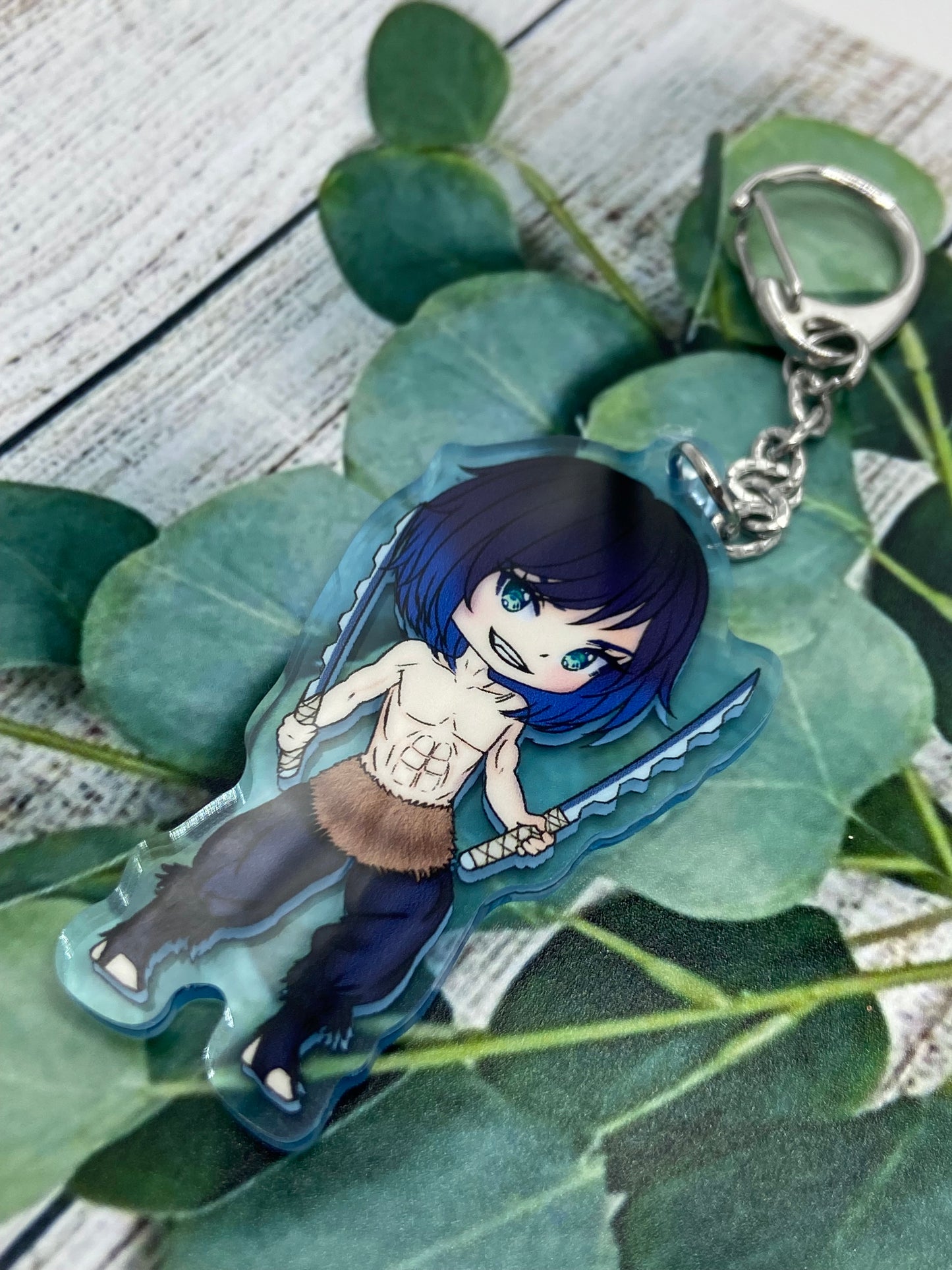 boar boy keychain