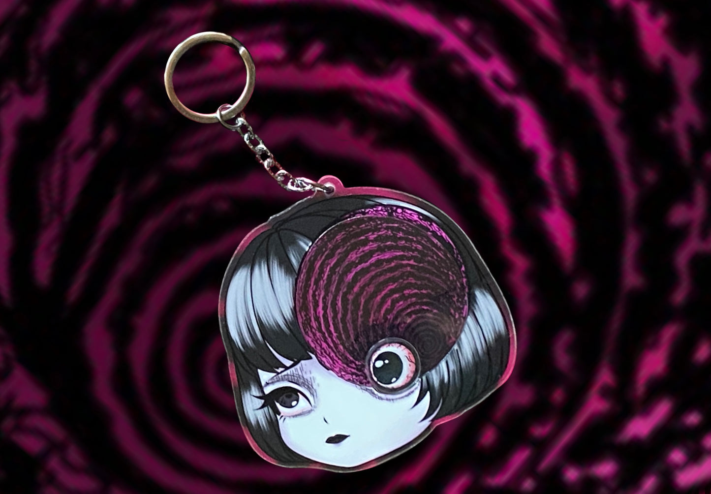 Eyeball keychain