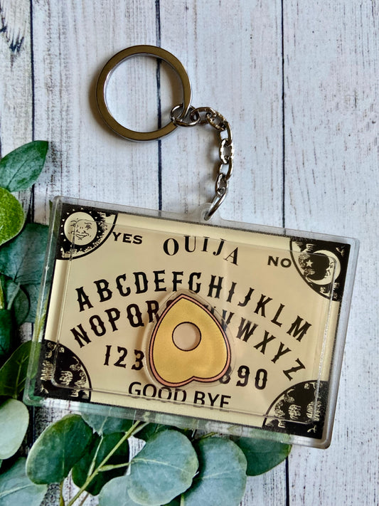 Ouija board shaker keychain